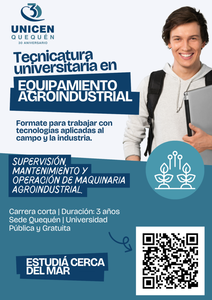 Flyer Tecnicatura Agroindustrial 2026